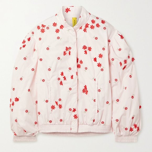 NWT Moncler Genius Simone Rocha Pink Jacket Sz 2 - Picture 2 of 11